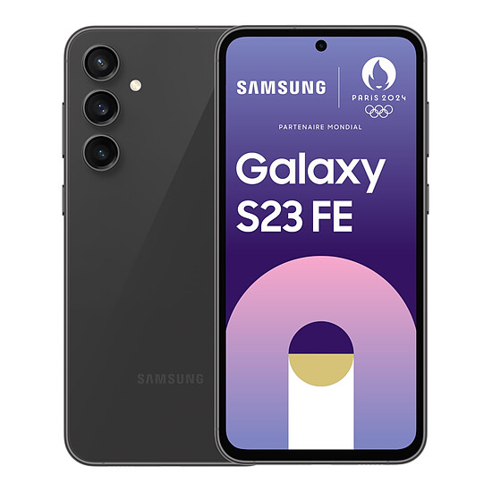 Smartphone reconditionné Samsung Galaxy S23 FE 5G (Graphite) - 128 Go - 8 Go · Reconditionné - Autre vue