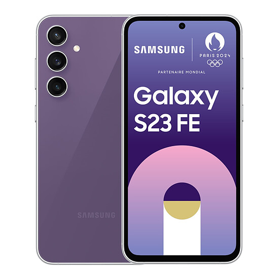 Smartphone reconditionné Samsung Galaxy S23 FE 5G (Violet) - 128 Go - 8 Go · Reconditionné - Autre vue