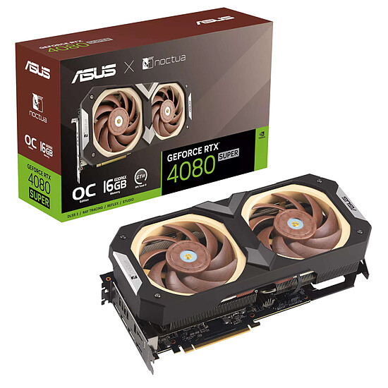 Carte graphique Asus GeForce RTX 4080 Super Noctua OC