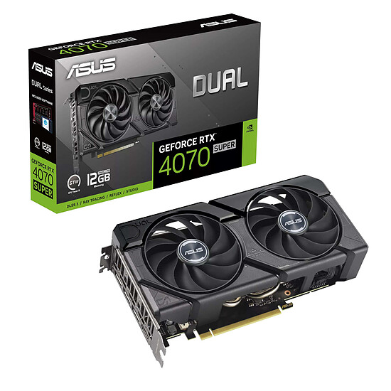 Carte graphique Asus DUAL GeForce RTX 4070 SUPER EVO