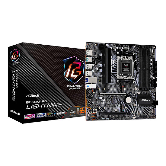 Carte mère ASRock B650M PG Lightning - Autre vue