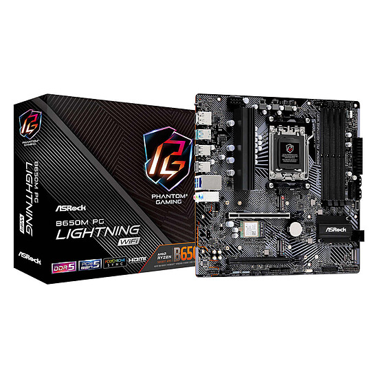 Carte mère ASRock B650M PG Lightning WIFI