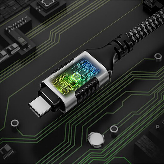 Câble RJ45 Goobay Câble Ethernet USB-C 3.1 vers RJ45 CAT 6 FTP - M/M - 5 m - Autre vue