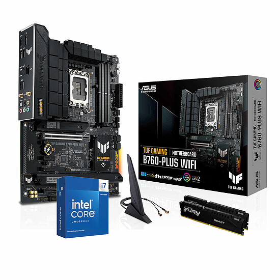 Kit upgrade PC Intel Core i7-14700KF - Asus B760 - RAM 32 Go DDR5