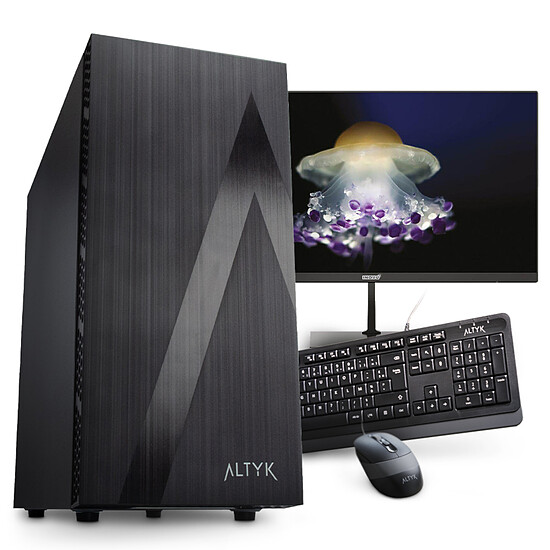 PC de bureau Altyk - Le Grand PC Entreprise - P1-I316-N05 + Inovu MB24 V2 Starter Pack