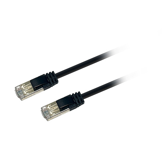 Câble RJ45 Textorm Câble RJ45 CAT 6 SSTP - mâle/mâle - 20 m - Noir - Autre vue