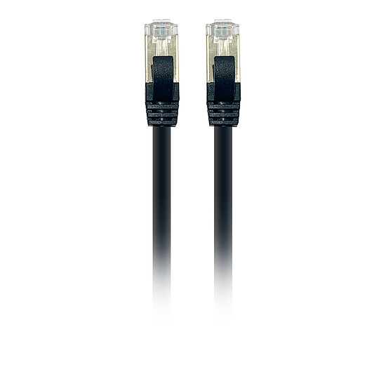 Câble RJ45 Textorm Câble RJ45 CAT 6 SSTP - mâle/mâle - 20 m - Noir - Autre vue