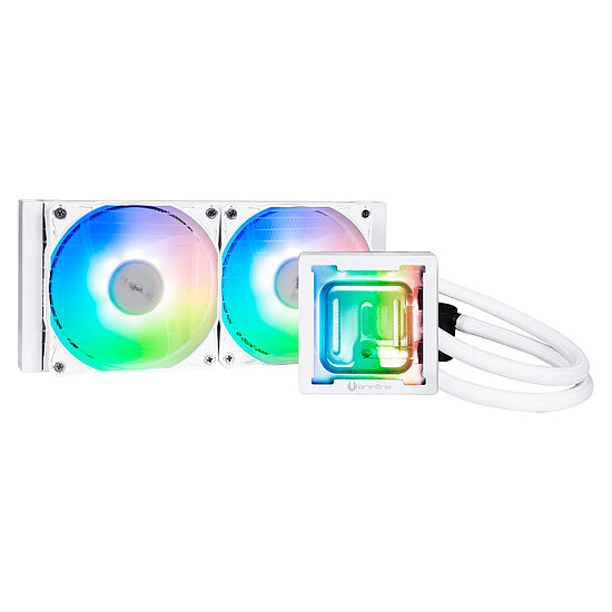 Watercooling AIO Bitfenix CUBE 240 - Blanc - Autre vue