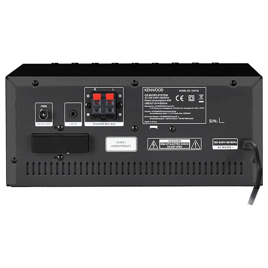 Mini-chaine Kenwood M-9000S Noir  - Autre vue