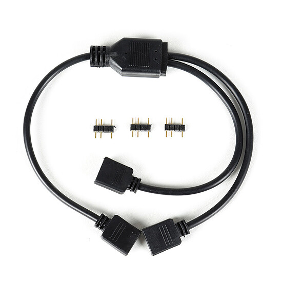 Câble d'alimentation TEXTORM Doubleur interne ARGB vers 2x ARGB - 30 cm - Autre vue