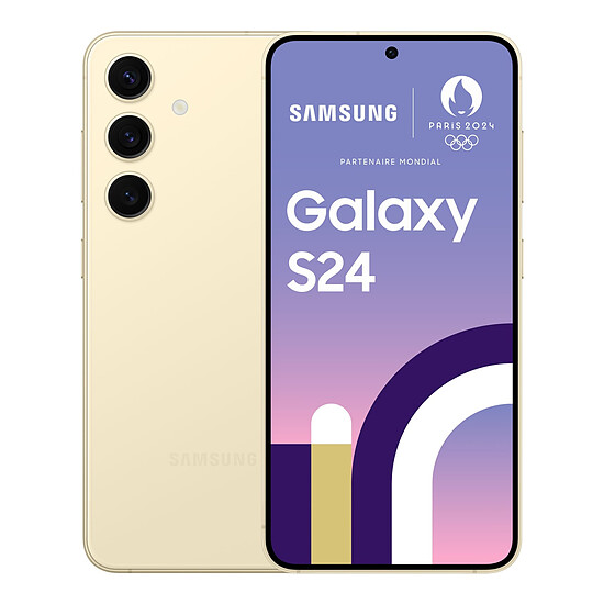 Smartphone reconditionné Samsung Galaxy S24 5G (Creme) - 128 Go · Reconditionné - Autre vue
