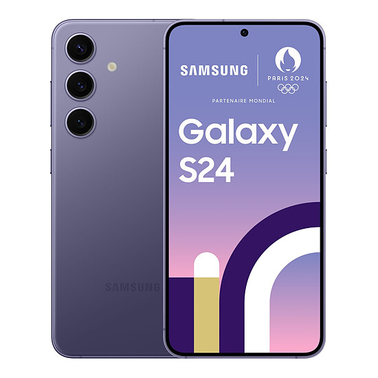 Smartphone reconditionné Samsung Galaxy S24 5G (Indigo) - 128 Go · Reconditionné - Autre vue
