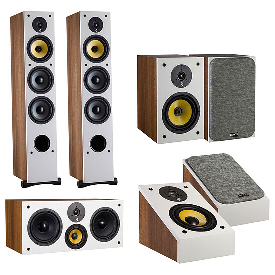 Enceintes HiFi / Home-Cinéma Davis Acoustics Pack Ariane 7 GM Atmos Noyer