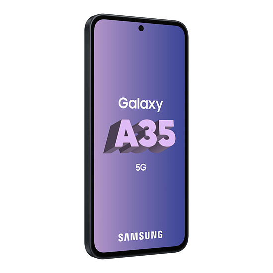 Smartphone reconditionné Samsung Galaxy A35 5G Enterprise Edition (Bleu nuit) - 128 Go · Reconditionné - Autre vue