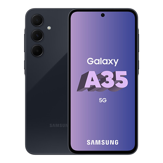 Smartphone reconditionné Samsung Galaxy A35 5G (Bleu nuit) - 256 Go · Reconditionné - Autre vue