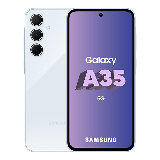 Smartphone reconditionné Samsung Galaxy A35 5G (Bleu) - 256 Go · Reconditionné - Autre vue