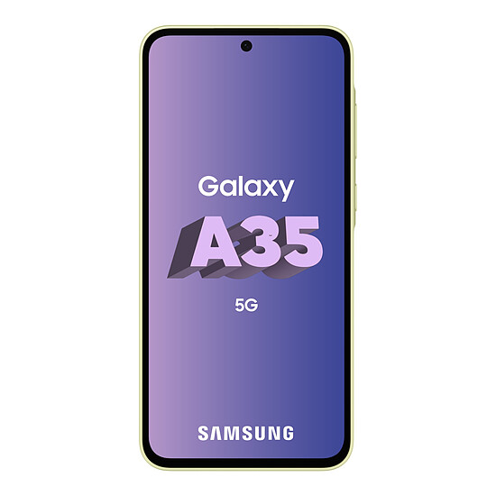 Smartphone reconditionné Samsung Galaxy A35 5G (Lime) - 128 Go · Reconditionné - Autre vue