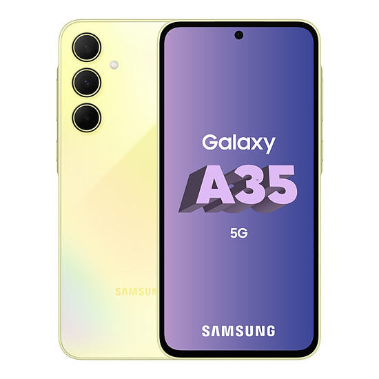 Smartphone reconditionné Samsung Galaxy A35 5G (Lime) - 128 Go · Reconditionné - Autre vue