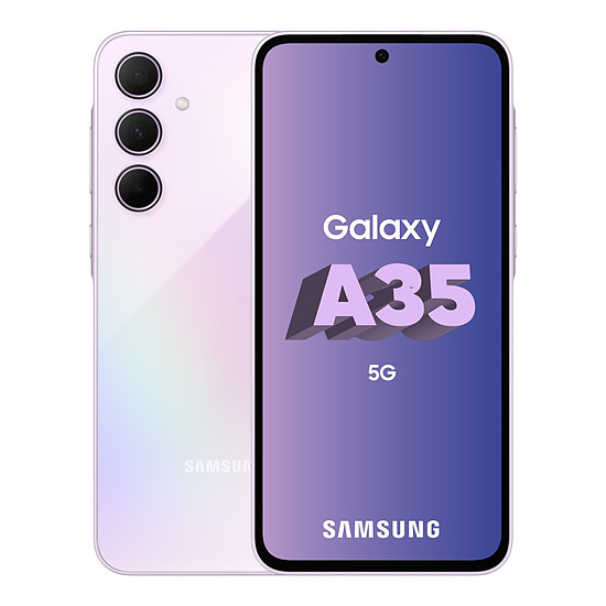 Smartphone reconditionné Samsung Galaxy A35 5G (Lilas) - 128 Go · Reconditionné - Autre vue