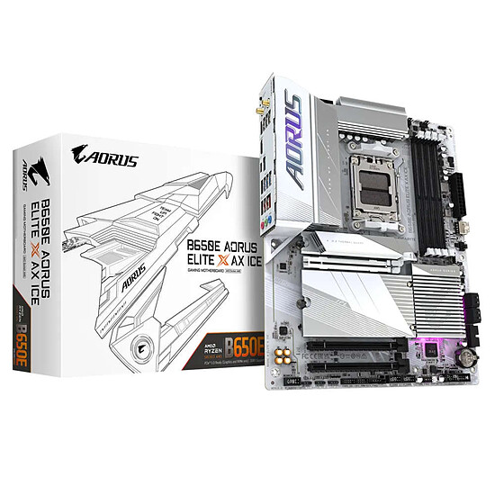 Carte mère Gigabyte B650E AORUS ELITE X AX ICE
