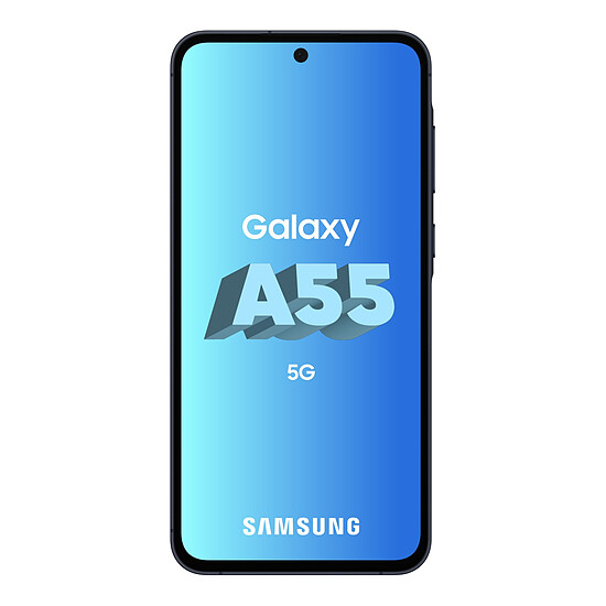 Smartphone reconditionné Samsung Galaxy A55 5G (Bleu nuit) - 256 Go · Reconditionné - Autre vue