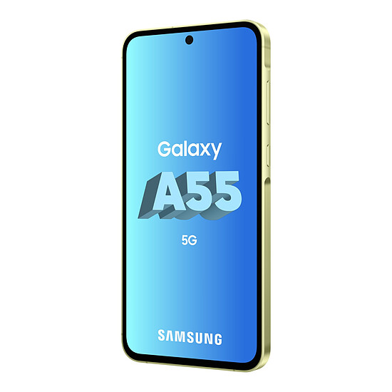 Smartphone reconditionné Samsung Galaxy A55 5G (Lime) - 256 Go · Reconditionné - Autre vue