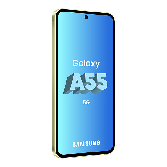 Smartphone reconditionné Samsung Galaxy A55 5G (Lime) - 256 Go · Reconditionné - Autre vue