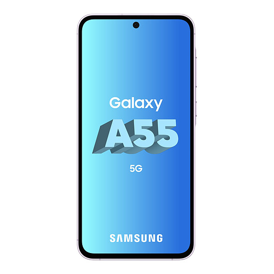 Smartphone reconditionné Samsung Galaxy A55 5G (Lilas) - 256 Go · Reconditionné - Autre vue