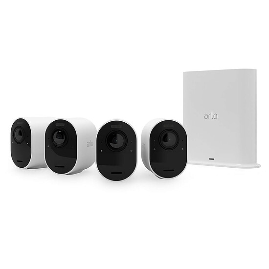 Caméra IP Arlo Ultra 2 Camera Kit x4 - Blanc - Autre vue