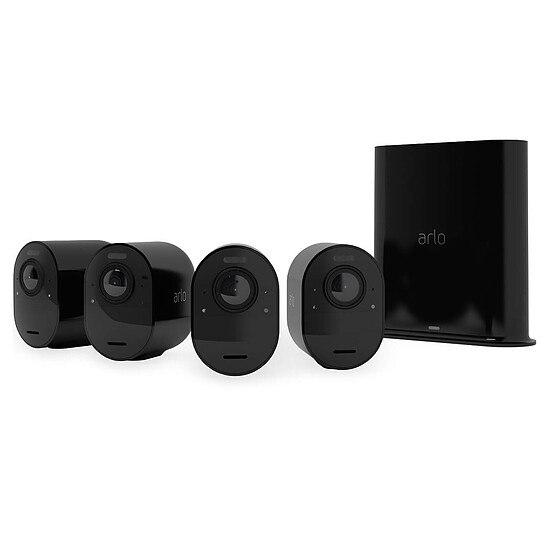 Caméra IP Arlo Ultra 2 Camera Kit x4 - Noir
