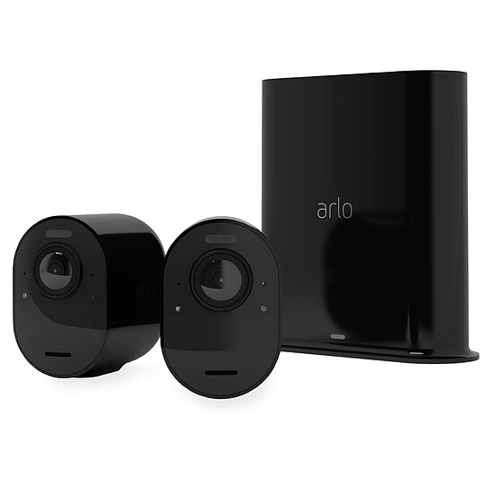 Caméra IP Arlo Ultra 2 Camera Kit x2 - Noir - Autre vue