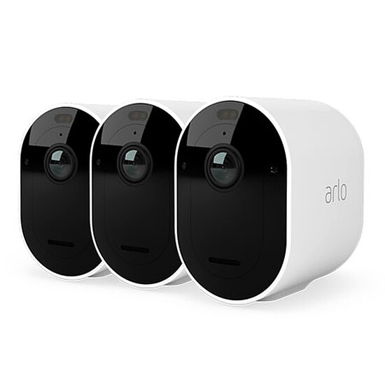 Caméra IP Arlo Pro 5 - Blanc x3