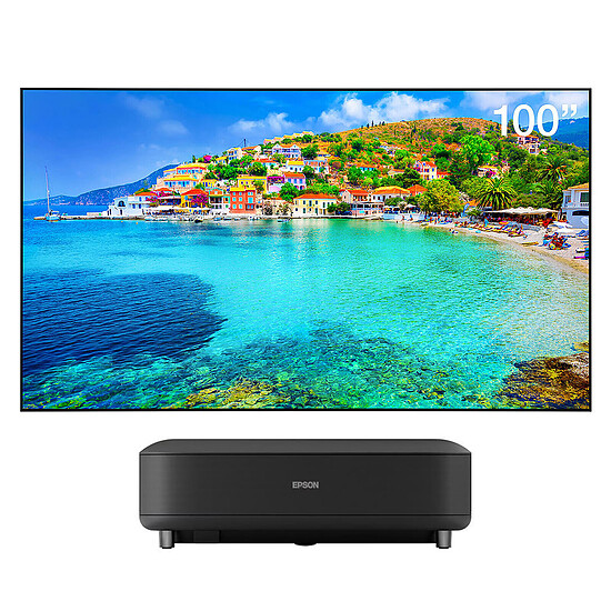 Vidéoprojecteur Epson EH-LS650B Noir + ELPSC35 - Tri-LCD Laser UHD 4K - 3600 Lumens 