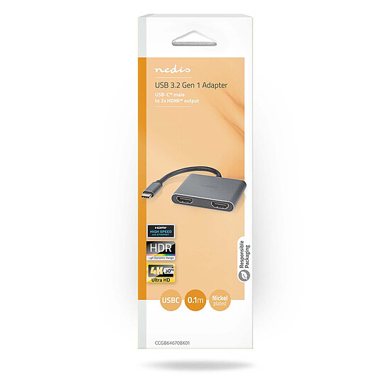Adaptateur HDMI Nedis Adaptateur USB-C vers HDMI - Autre vue