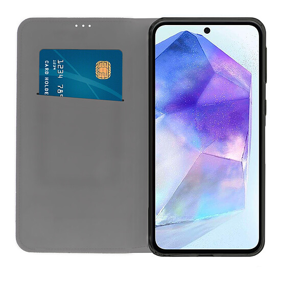 Coque et housse Akashi Etui Folio (noir) - Samsung Galaxy A55 5G