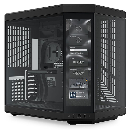 Boîtier PC Hyte Y70 Touch - Noir