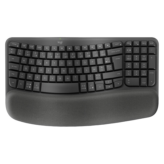 Clavier PC Logitech Wave Keys - Graphite - Occasion - Autre vue