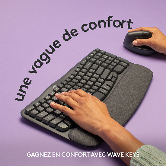 Clavier PC Logitech Wave Keys and Lift Combo Pack - Autre vue
