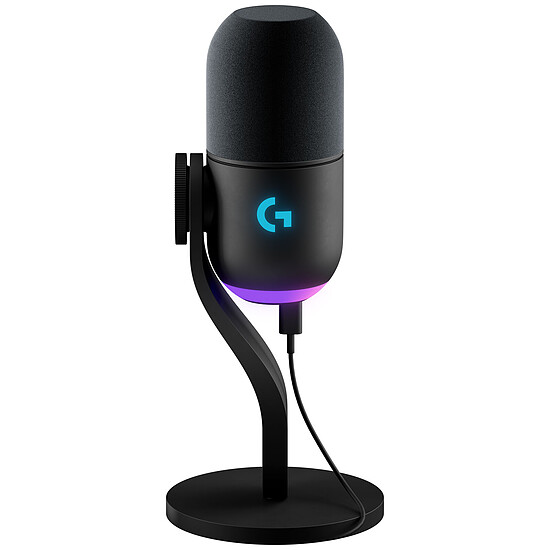 Microphone Logitech G Yeti GX - Noir - Autre vue