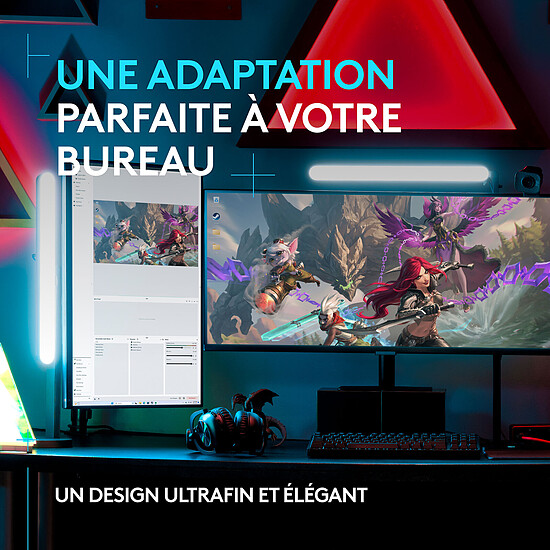Accessoires streaming Logitech G Litra Beam - Autre vue