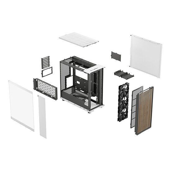 Boîtier PC Fractal Design North XL TG - Blanc  - Autre vue