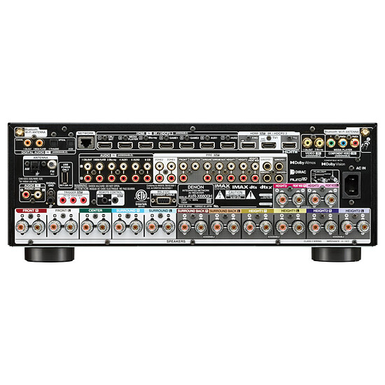 Ampli Home-Cinéma Denon AVC-X6800H Noir  - Autre vue