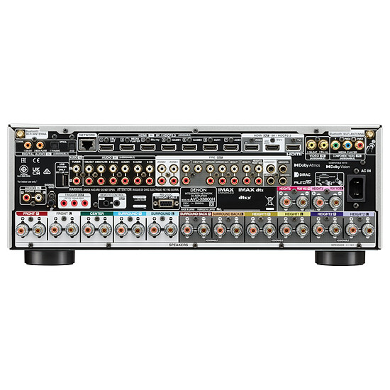 Ampli Home-Cinéma Denon AVC-X6800H Argent - Autre vue