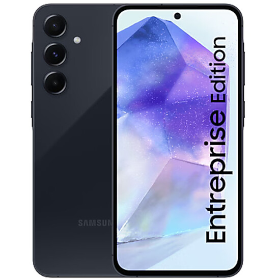 Smartphone Samsung Galaxy A55 5G Enterprise Edition (Bleu nuit) - 128 Go