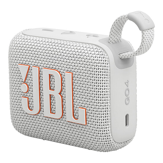 Enceinte sans fil JBL GO 4 Blanc - Enceinte portable - Autre vue