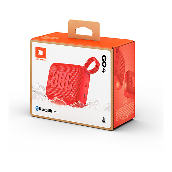 Enceinte sans fil JBL GO 4 Rouge- Enceinte portable - Autre vue