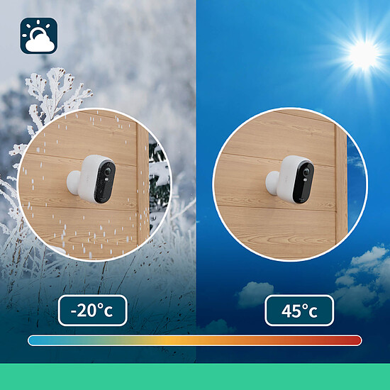 Caméra IP Arlo Essential 2K Outdoor x3 - Autre vue