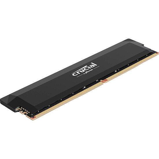 Mémoire RAM Crucial Pro Overclocking - 2 x 16 Go (32 Go) - DDR5 6000 MHz - CL36 - Noir - Autre vue