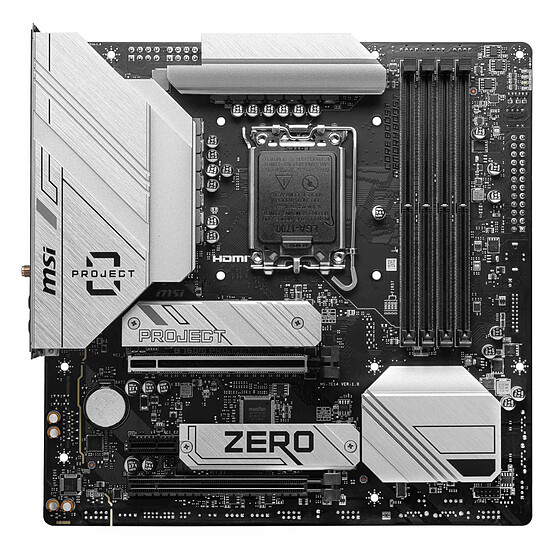 Carte mère MSI B760M PROJECT ZERO - Autre vue