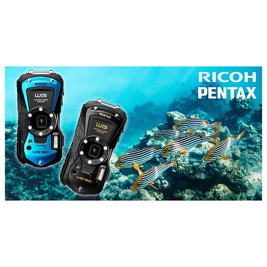 Appareil photo compact ou bridge Pentax WG-90 Noir - Autre vue